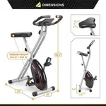 Folding Upright Exercise Bike with Adjustable Resistance   – Thumbnail 5